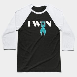 Ovarian Cancer Warrior Baseball T-Shirt